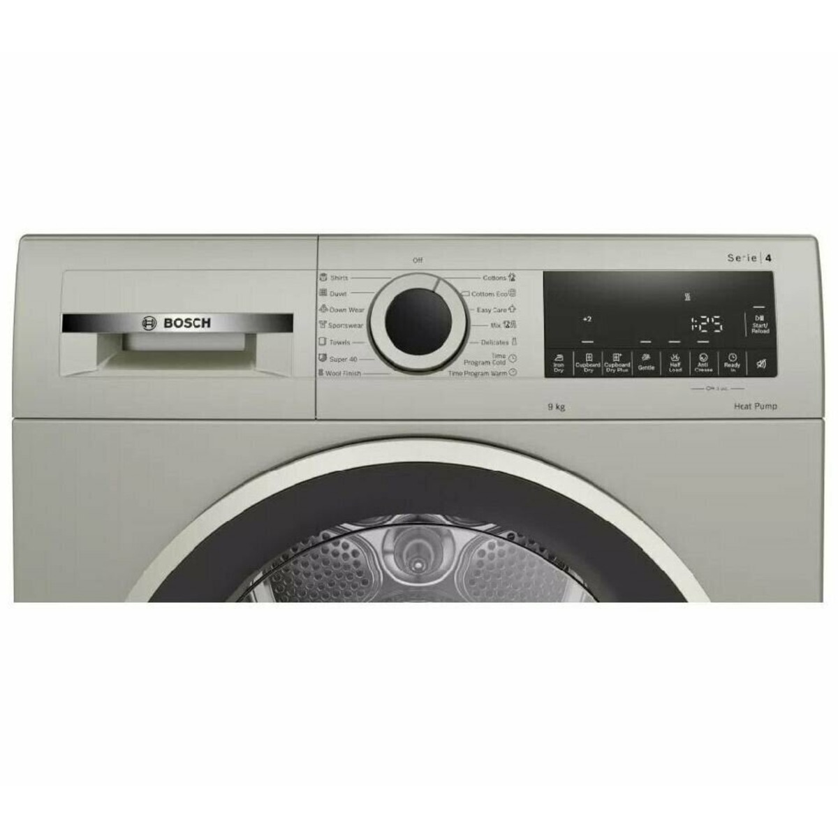 Сушильная машина Bosch WQG1420XME (Цвет: Dark Silver)