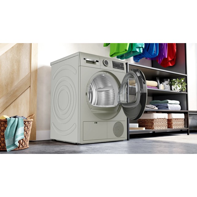 Сушильная машина Bosch WQG1420XME (Цвет: Dark Silver)