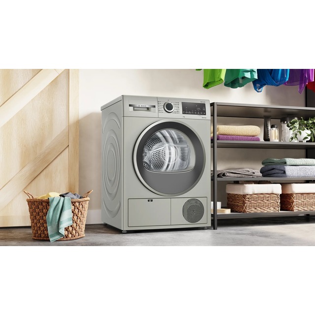 Сушильная машина Bosch WQG1420XME (Цвет: Dark Silver)