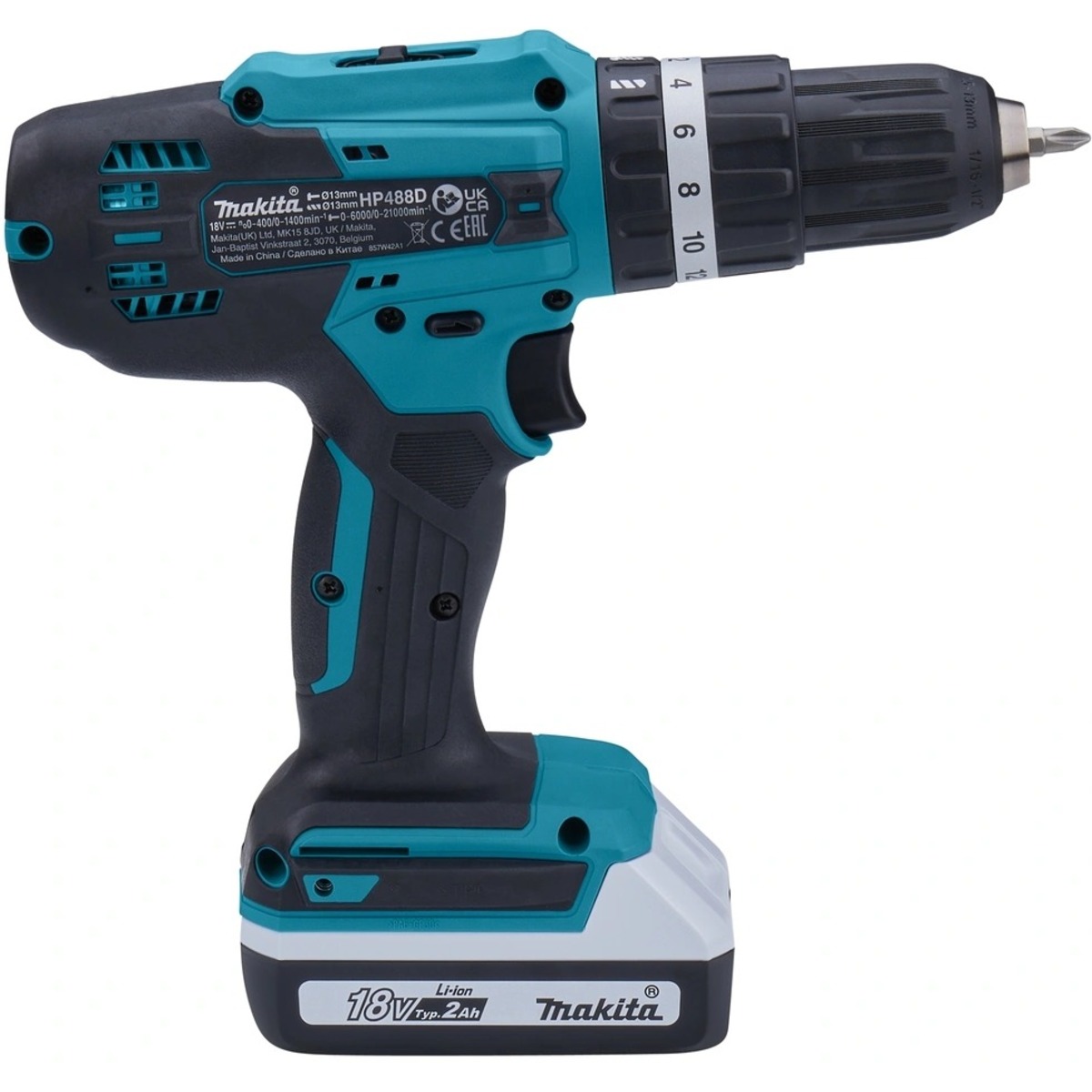 Дрель-шуруповерт Makita HP488D006 (Цвет: Blue)
