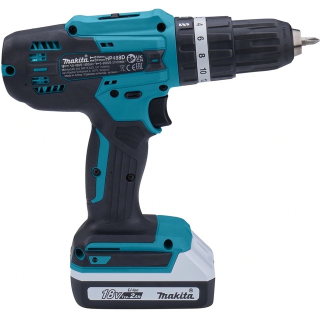 Дрель-шуруповерт Makita HP488D006 (Цвет: Blue)