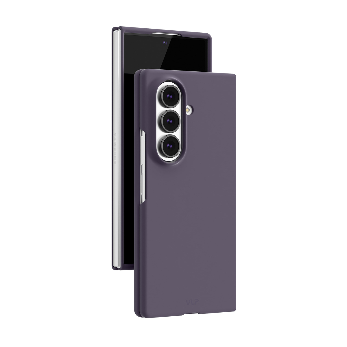 Чехол-накладка VLP Flex Case с MagSafe для Samsung Galaxy Z Fold 8 Ultra, фиолетовый