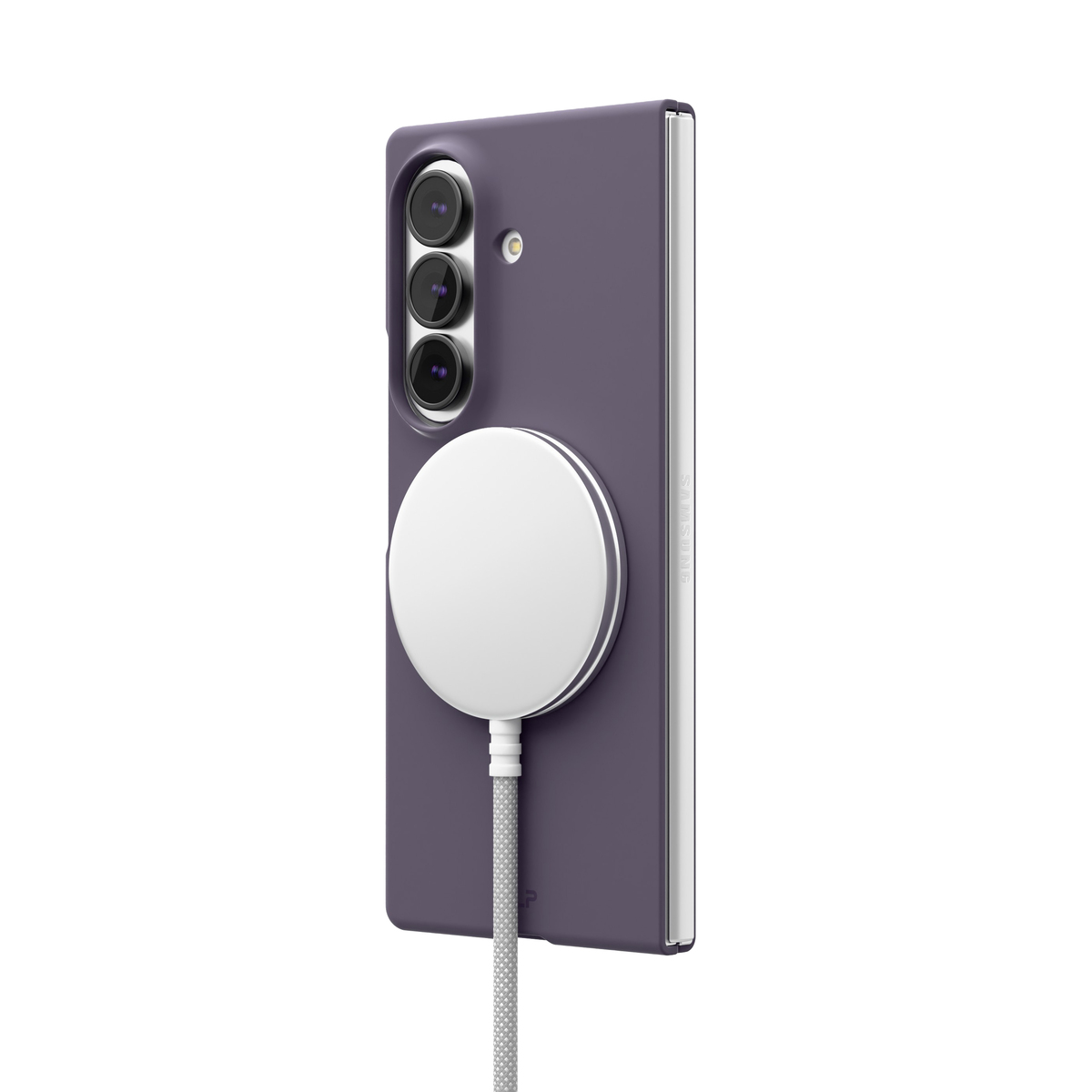 Чехол-накладка VLP Flex Case с MagSafe для Samsung Galaxy Z Fold 8 Ultra, фиолетовый