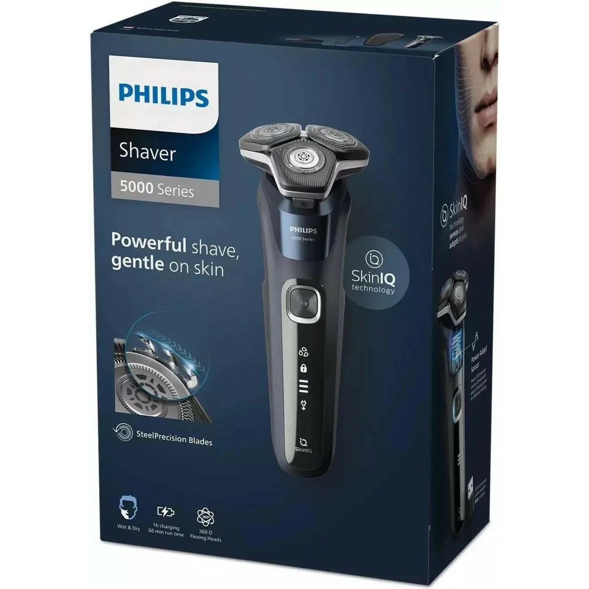 Бритва роторная Philips S5885/35 (Цвет: Blue/Silver)