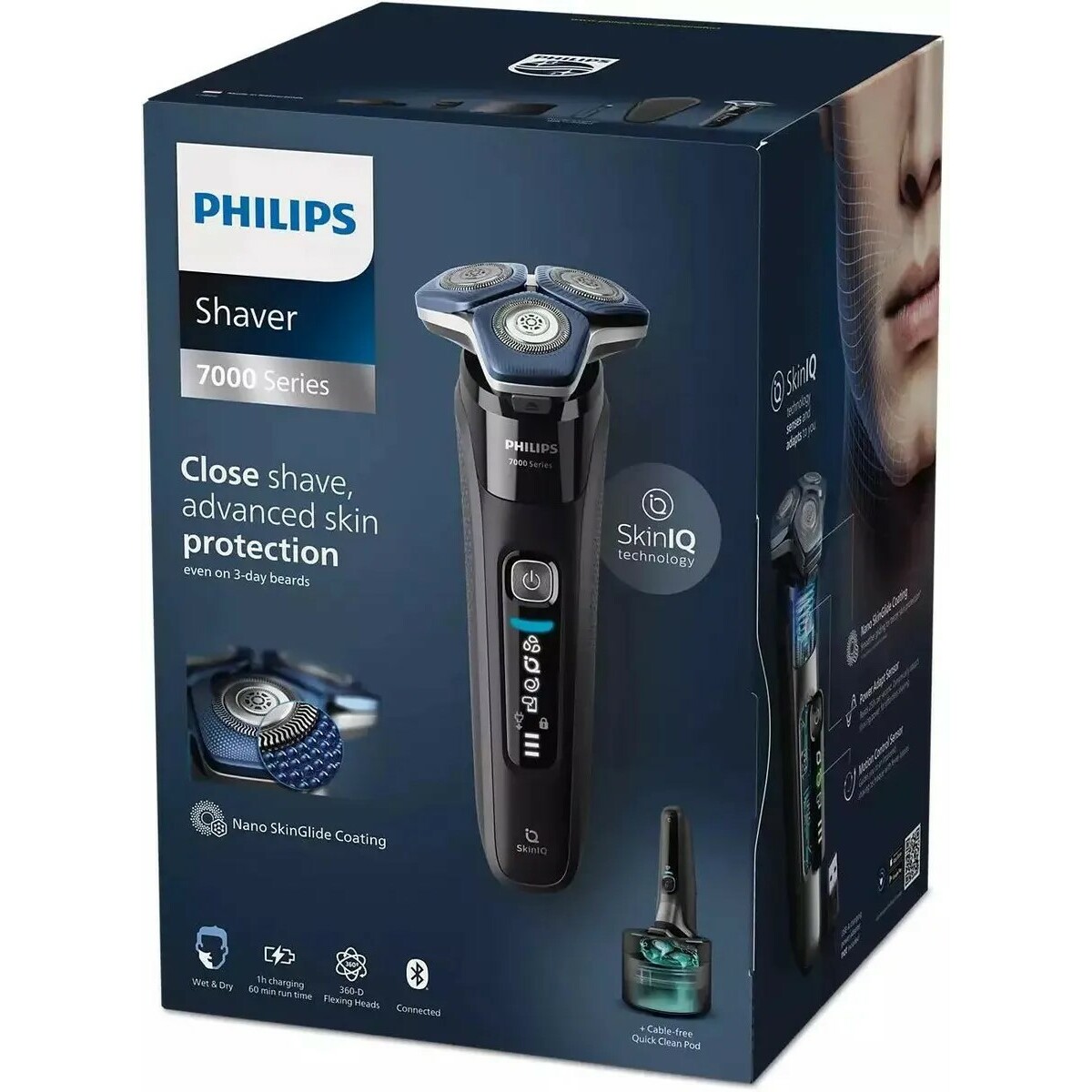 Бритва роторная Philips S7886 / 58, черный