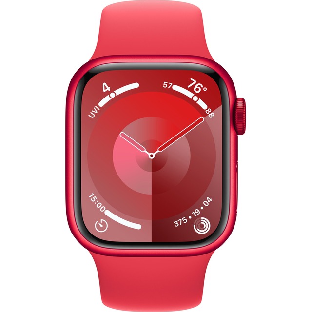 Умные часы Apple Watch Series 9 41mm Aluminum Case with Sport Band S / M (Цвет: Red)