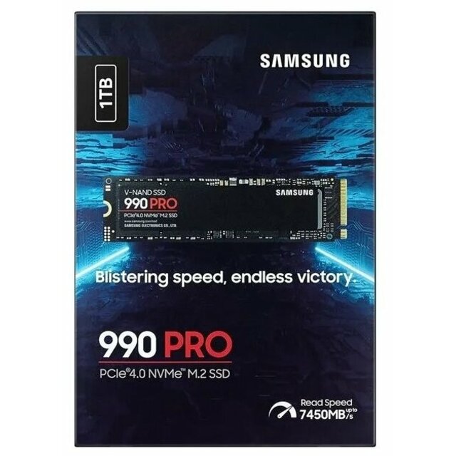 Накопитель SSD Samsung PCI-E 4.0 x4 1Tb MZ-V9P1T0BW