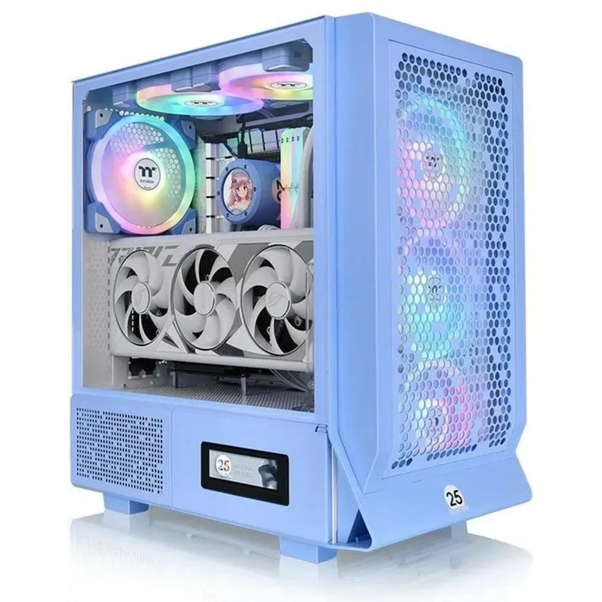 Корпус Thermaltake Ceres 330 TG ARGB Hydrangea (Цвет: Blue)