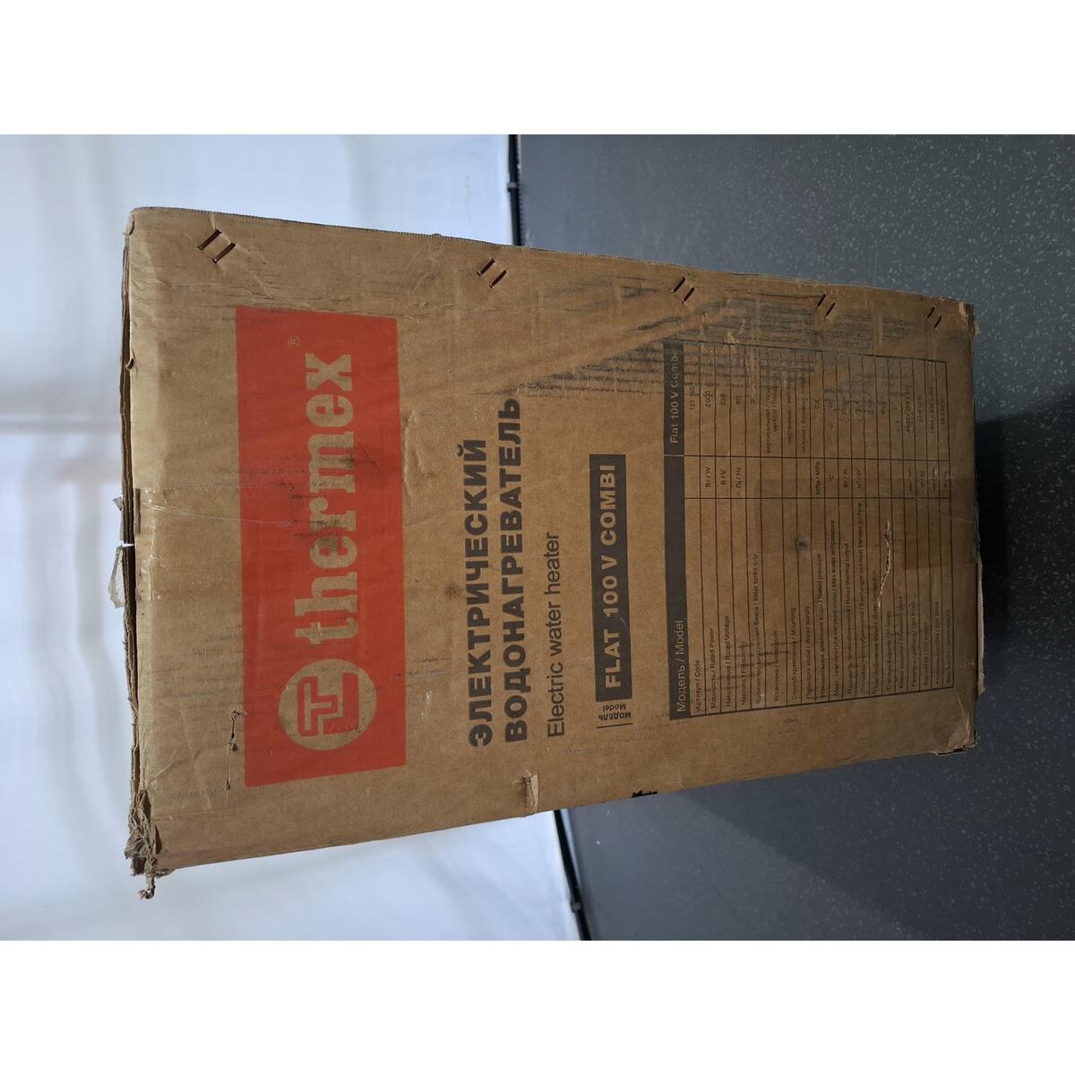 Водонагреватель Thermex Flat 100 V Combi, белый