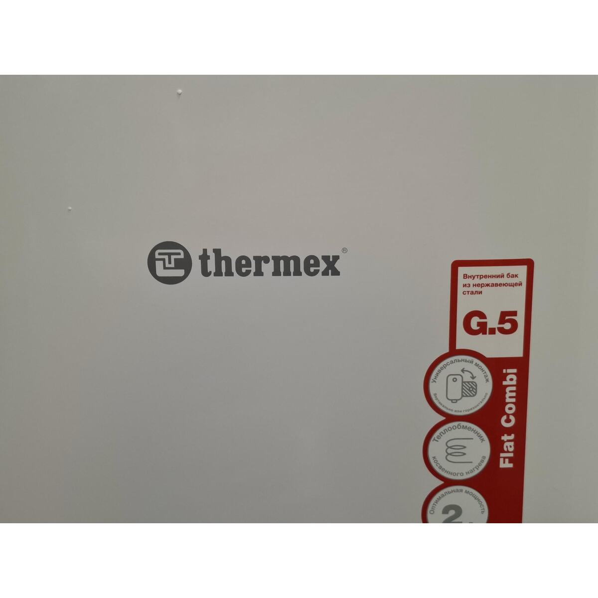Водонагреватель Thermex Flat 100 V Combi, белый