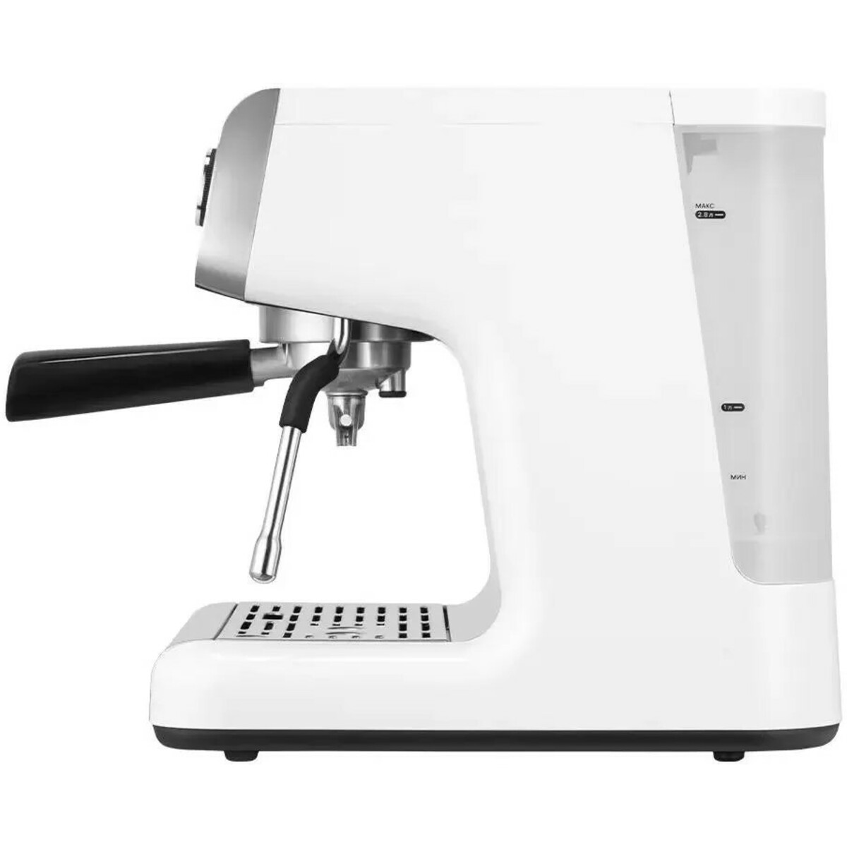 Кофеварка рожковая Kitfort КТ-7170 (Цвет: Silver/Black)