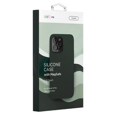 Чехол-накладка VLP Silicone Case with MagSafe для смартфона Apple iPhone 13 Pro (Цвет: Dark Green)