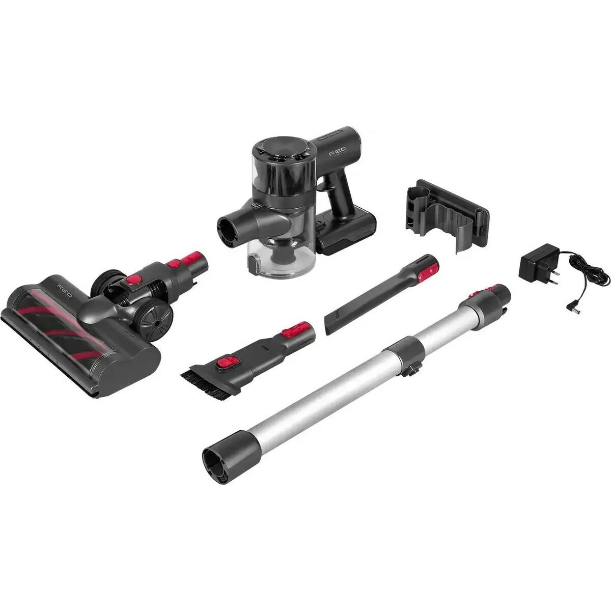 Пылесос вертикальный Red Solution V3060 (Цвет: Black/Gray)