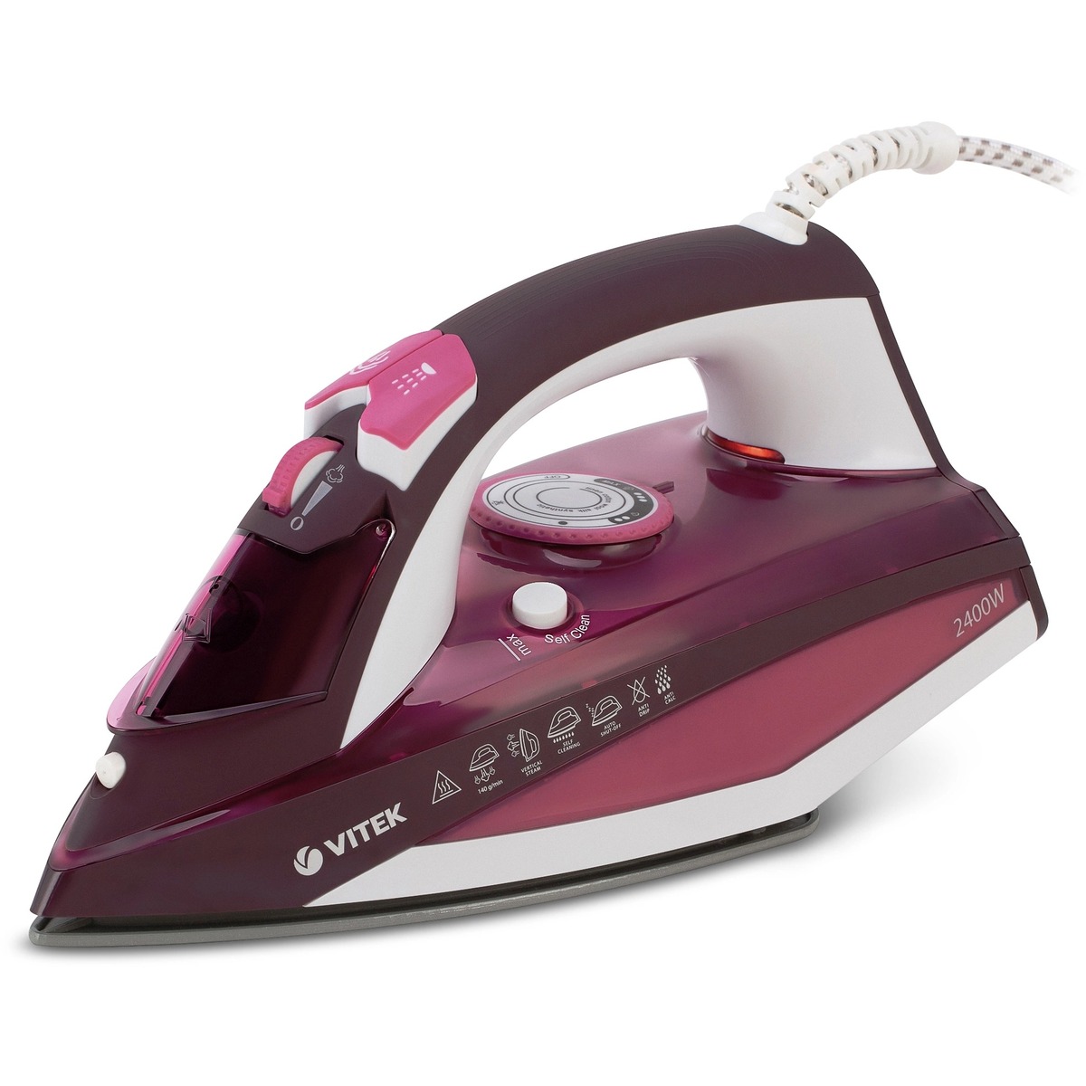 Утюг Vitek VT-1215 (Цвет: Pink)