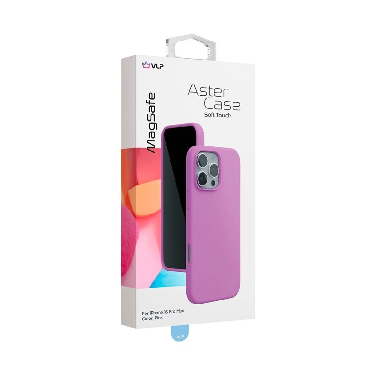 Чехол-накладка VLP Aster Case with MagSafe для смартфона Apple iPhone 16 Pro Max (Цвет: Pink)