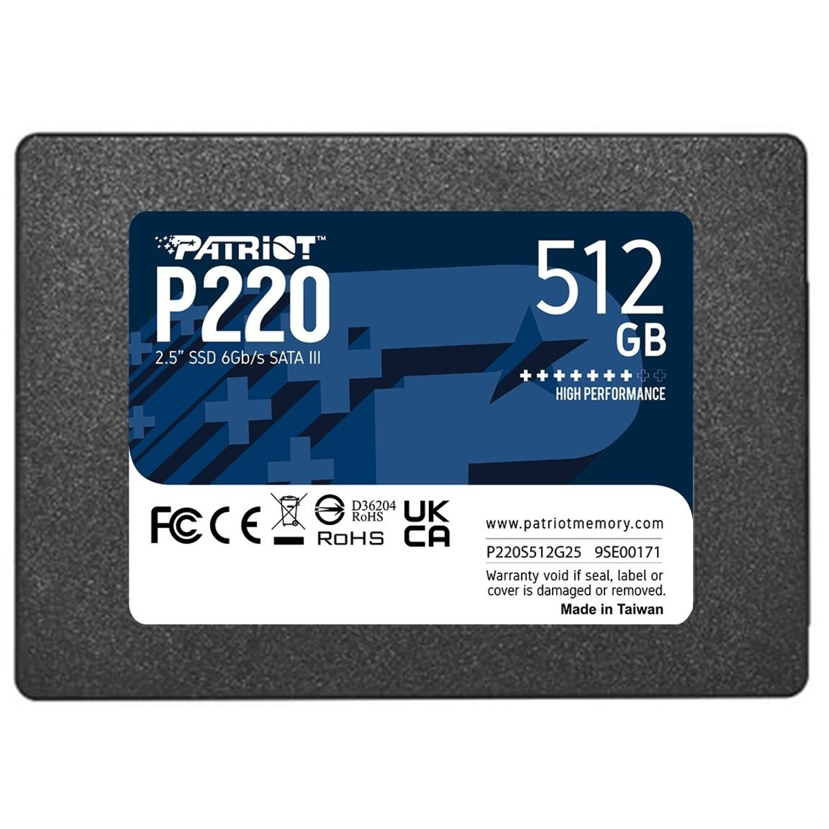 Накопитель SSD Patriot P220 521Gb P220S512G25 