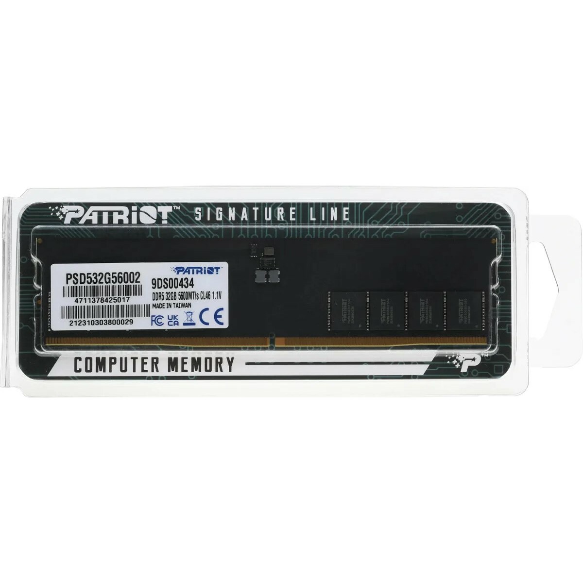 Память DDR5 32GB 5600Mhz Patriot PSD532G56002 