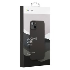 Чехол-накладка VLP Silicone Case для смартфона Apple iPhone 13 Mini, черный