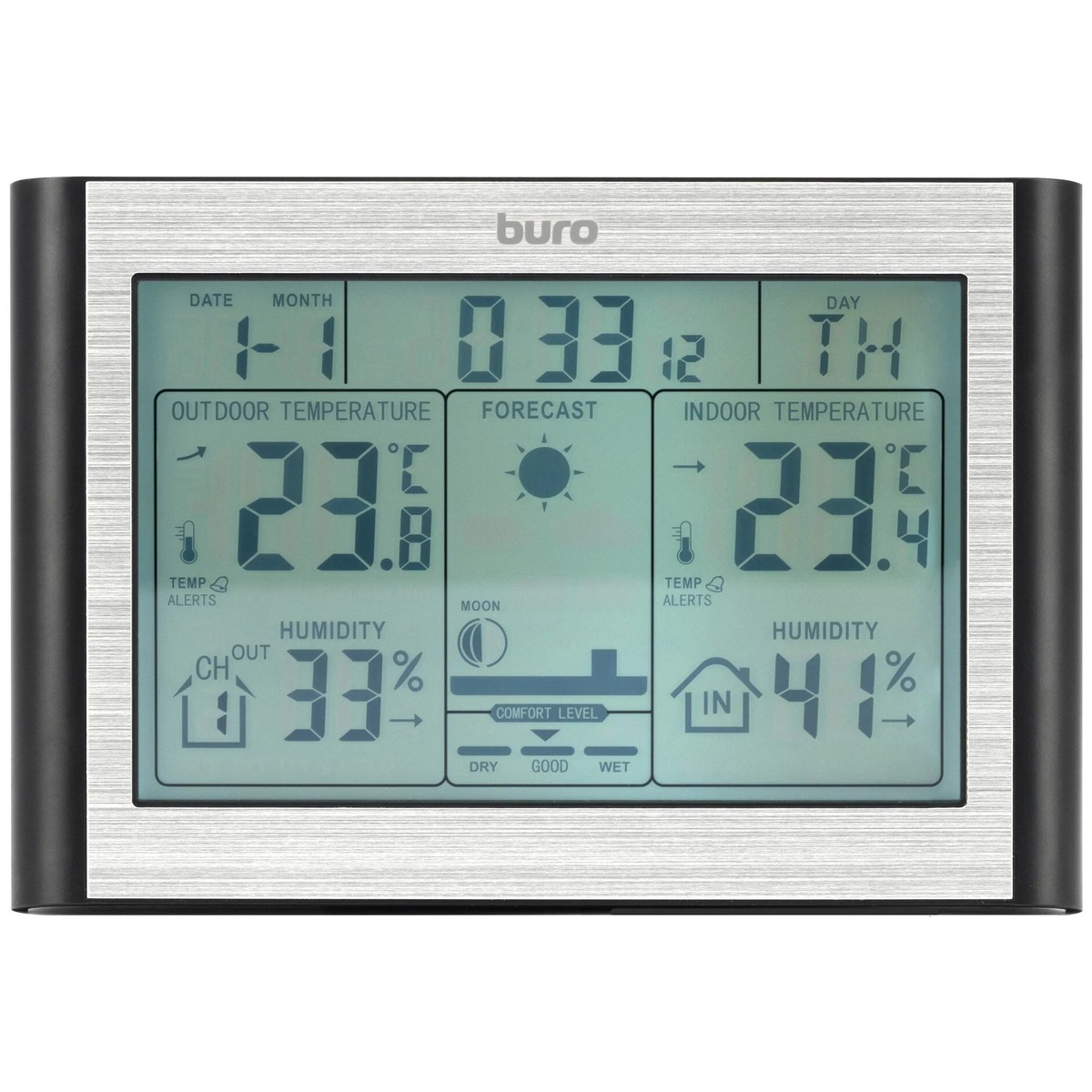 Погодная станция Buro BU-WSH114-LIGHT (Цвет: Silver)
