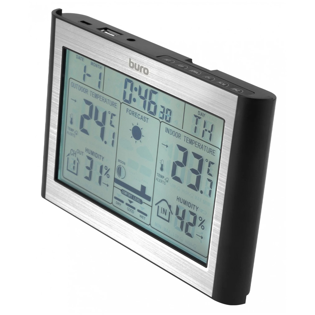 Погодная станция Buro BU-WSH114-LIGHT (Цвет: Silver)