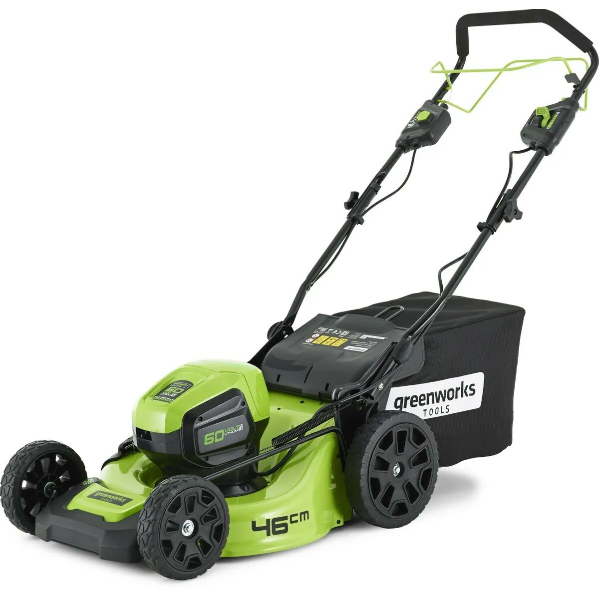 Газонокосилка роторная Greenworks GD60LM46SP (Цвет: Green)