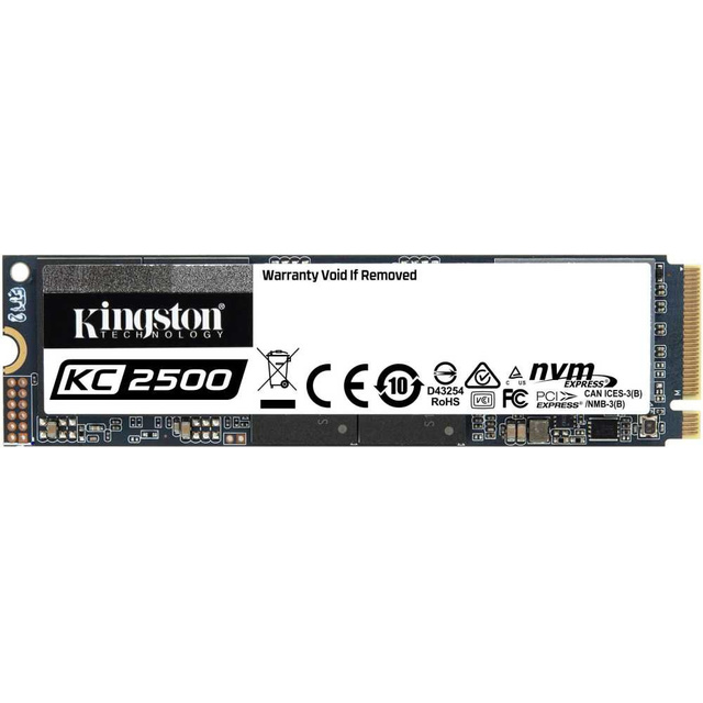 Накопитель SSD Kingston PCI-E 3.0 x4 1000Gb SKC2500M8 / 1000G KC2500 M.2 2280