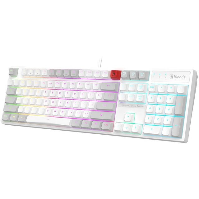 Клавиатура A4Tech Bloody B230N, белый 