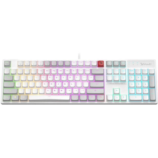 Клавиатура A4Tech Bloody B230N, белый 
