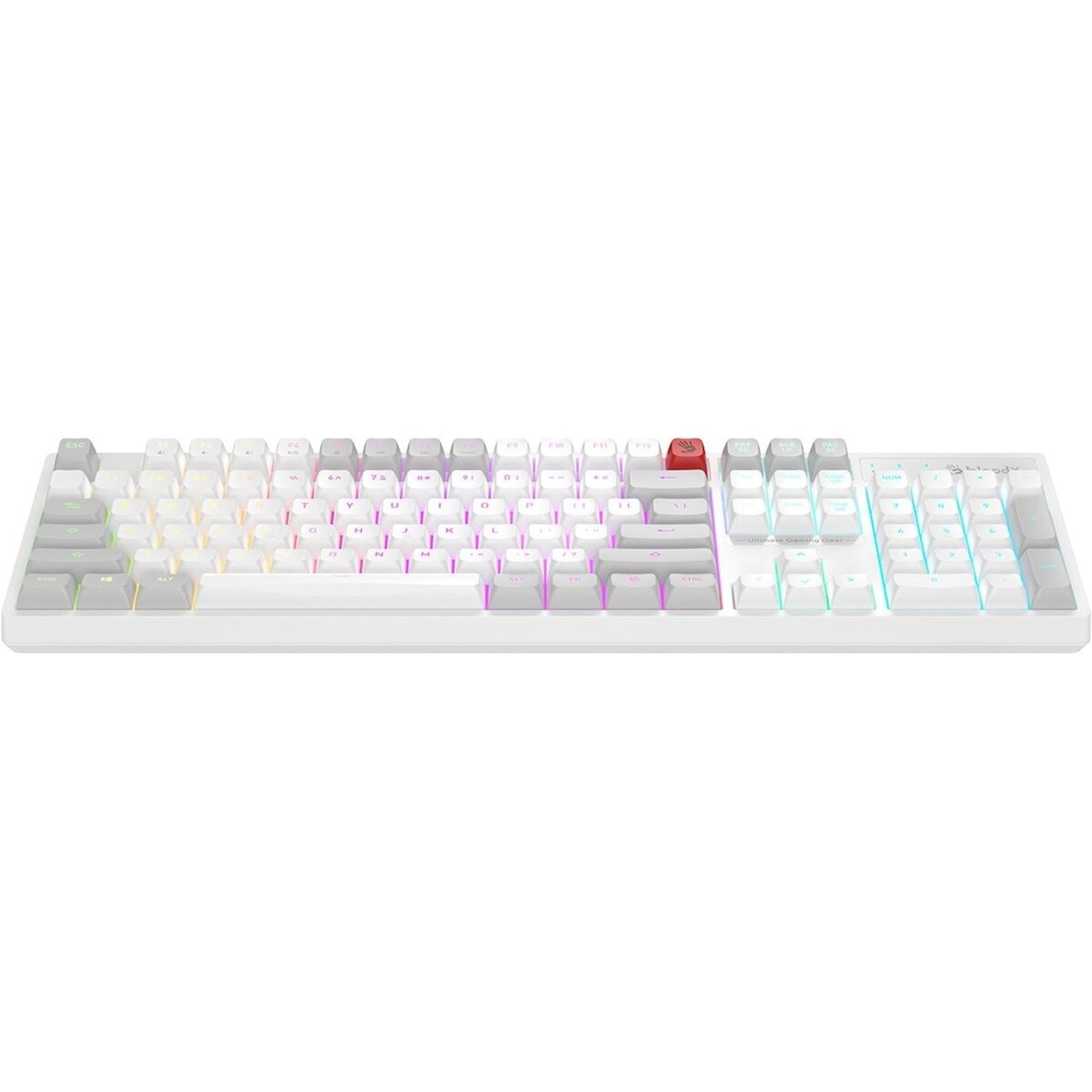 Клавиатура A4Tech Bloody B230N, белый 