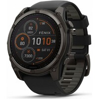 Умные часы Garmin Fenix 8 51mm Solar Sapphire DLC (Цвет: Titanium Carbon Gray)