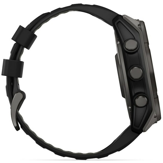 Умные часы Garmin Fenix 8 51mm Solar Sapphire DLC (Цвет: Titanium Carbon Gray)
