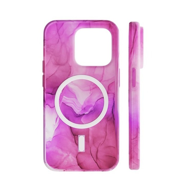 Чехол-накладка VLP Splash Case with MagSafe для смартфона Apple iPhone 14 Pro Max (Цвет: Pink)