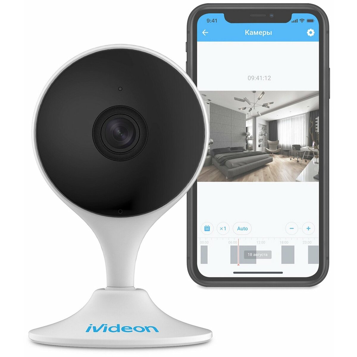 IP камера IVIDEON 2MP IP CUTE 2  (Цвет: White)