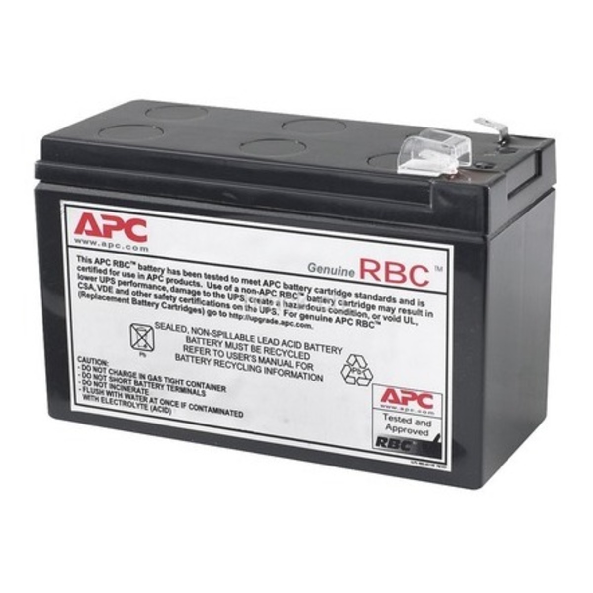 Батарея для ИБП APC APCRBC110 12В 9Ач для BE550G/BE550G-CN/LM/BE550R/BE550R-CN/R650CI/AS/RS