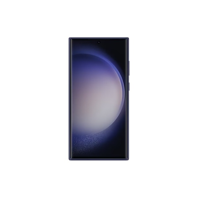 Чехол-накладка Samsung Silicone Case для смартфона Samsung Galaxy S23 Ultra (Цвет: Dark Blue)