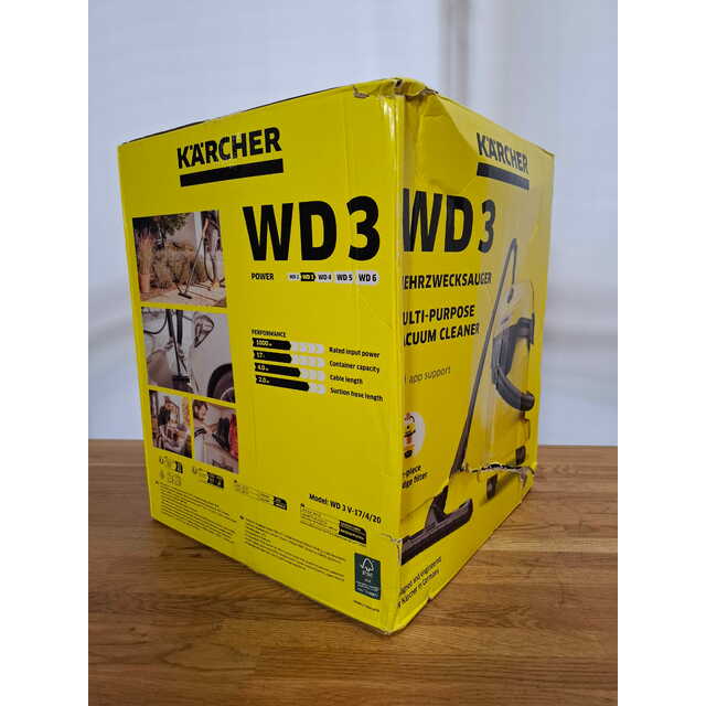 Строительный пылесос Karcher WD 3 V-17 / 4 / 20 (Цвет: Yellow) Строительный пылесос Karcher WD 3 V-17 / 4 / 20 (Цвет: Yellow)