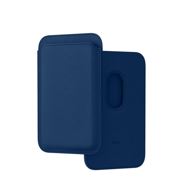 Картхолдер VLP Magnet Wallet для iPhone с поддержкой MagSafe (Цвет: Dark Blue)