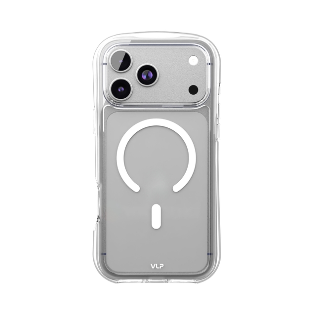 Чехол-накладка VLP Bubble Case with MagSafe для смартфона Apple iPhone 17 Pro Max (Цвет: White)