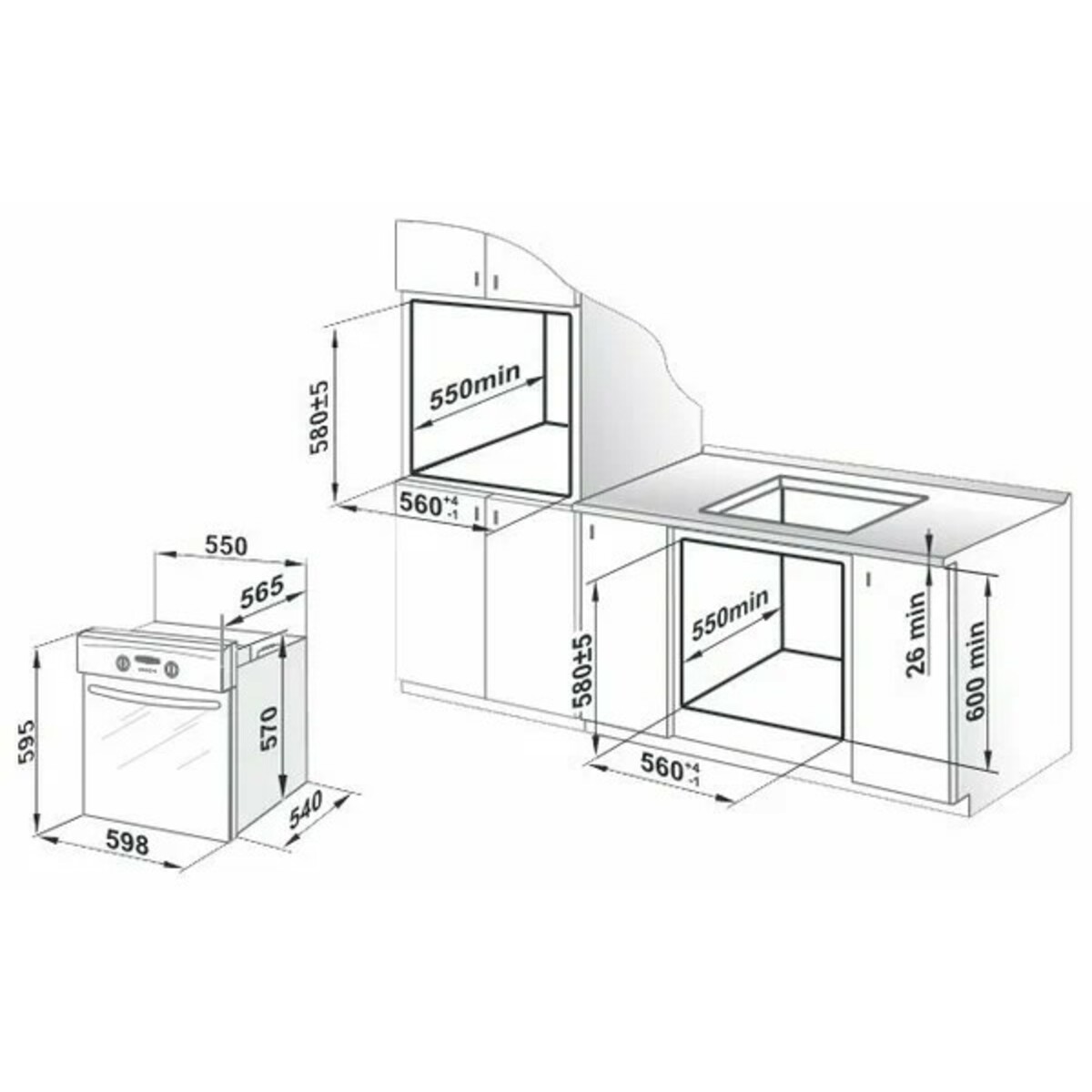 Духовой шкаф GEFEST DA 622-04 4S, белый