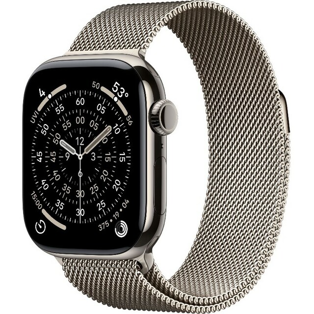 Умные часы Apple Watch Series 11 42mm Titanium Case with Milanese Loop (Цвет: Natural)