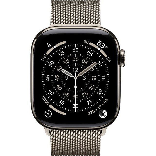 Умные часы Apple Watch Series 11 42mm Titanium Case with Milanese Loop (Цвет: Natural)