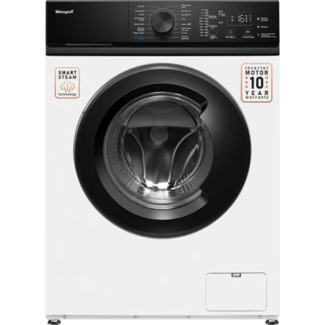 Стиральная машина Weissgauff WM 4527 DC Inverter Steam, белый