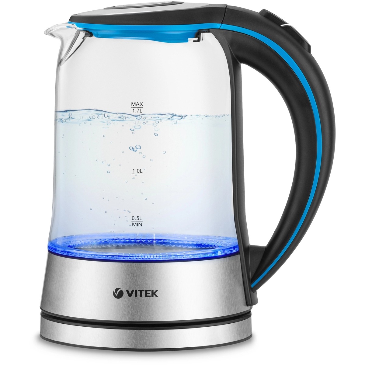 Чайник Vitek VT-7028 (Цвет: Black/Silver)