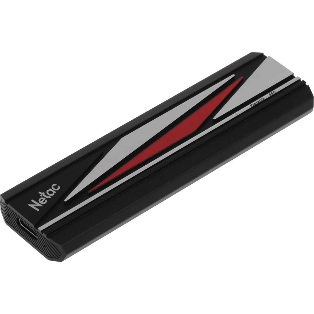 Накопитель SSD Netac USB-C 1TB NT01ZX20L-001T-32BK, черный