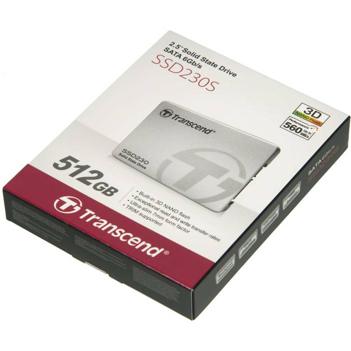 Накопитель SSD Transcend SATA III 512Gb TS512GSSD230S