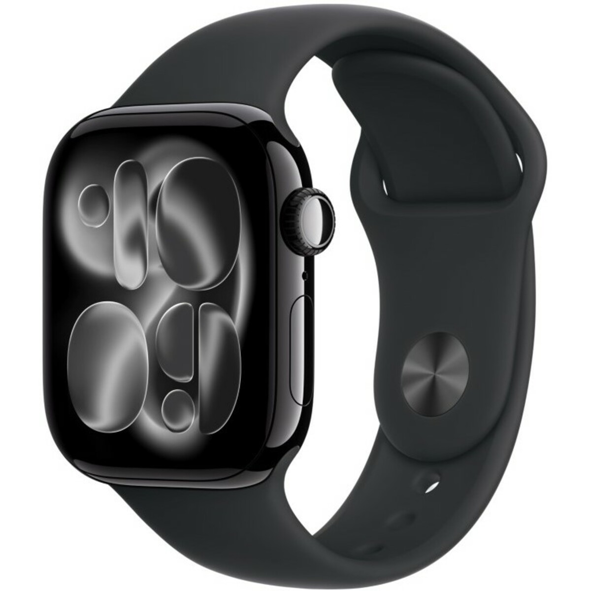 Умные часы Apple Watch Series 11 42mm Aluminum Case with Sport Band S / M (Цвет: Jet Black))