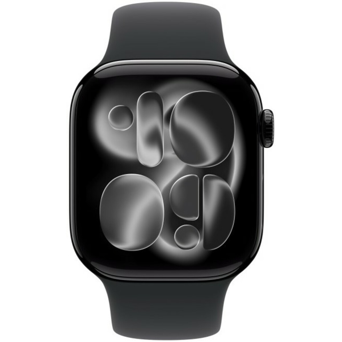Умные часы Apple Watch Series 11 42mm Aluminum Case with Sport Band S / M (Цвет: Jet Black))