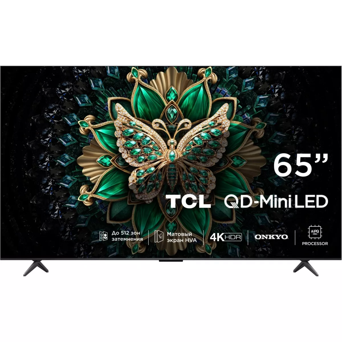 Телевизор TCL 65  65C6K, черный