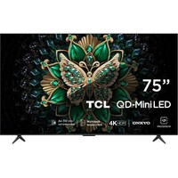 Телевизор TCL 75  75C6K, черный 