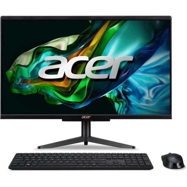 Моноблок Acer Aspire C24-1610 23.8 Full HD N200 (0.8) 8Gb SSD256Gb UHDG CR noOS WiFi BT 65W клавиатура мышь Cam черный 1920x1080